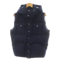 ノースフェイス パープルレーベル THE NORTH FACE PURPLE LABEL フーディシエラベスト Hooded Sierra Vest ダウンベスト フード アウター 65/35 L 紺 ネイビー ND2550N /AN29