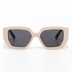 【訳あり】HOUSE OF WOO スクエアサングラス リムレスアイウェア FUTURE WHITE