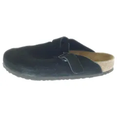 BIRKENSTOCK (ビルケンシュトック) Boston BS ボストン スエード レザー サンダル ミュール ブラック 0660471のサムネイル