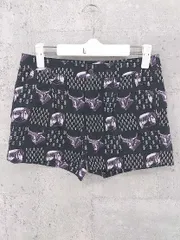 ◇ JOURNAL STANDARD ジャーナルスタンダード 総柄 ショート パンツ 36 ブラック *  【1002800139668】のサムネイル