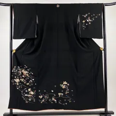 総刺繍 宝尽くし 訪問着 黒地 掲載本日最終！” 特選総刺繍訪問着 「舞姫宝尽くし」 刺繍の艶