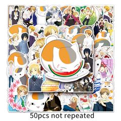 【夏目友人帳】スーツケース用 防水ステッカー 50枚セット