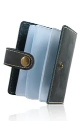 【人気商品】[亀登鞄製作所] カードケース【 上質な本革使用 】【 カード26枚収納 】 クレジットカードケース 手帳型 クレカケース メンズ 本革 大容量 カード入れ レディース 革 ポイントカード 会員証 診察券 トレカスモールサイズ (ブルー)