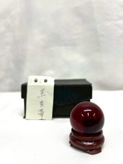 緒締玉 緒締 骨董 珊瑚 根付 古美術印籠提物アンティーク - メルカリ
