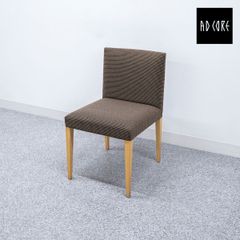 【中古品】AD CORE エーディーコア MD-201 エーモード ダイニング アームレス チェア ファブリック ブラウン 定価8万【1】