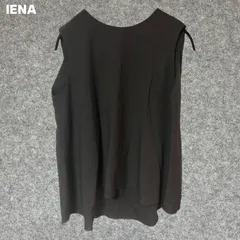 IENA ダークグレー ノースリーブブラウス Fサイズ