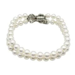MIKIMOTO ミキモト パール2重ブレスレット ブレスレットのサムネイル