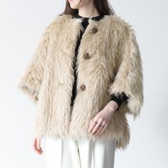 Max Mara CALAMO クルーネックケープ