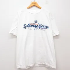 XL/古着 半袖 ビンテージ Tシャツ メンズ 00s MLB サブウェイシリーズ ニューヨークヤンキース ニューヨークメッツ 大きいサイズ コットン 