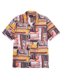 【新品】ハフ シャツ HUF リゾートシャツ 半袖 CORNER STORE RESORT SHIRT 柄シャツ 開襟