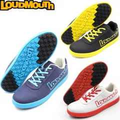 Loudmouth ラウドマウス LM-GS0005 スパイクレス ゴルフシューズ　999（ホワイト×レッド）【メンズ/レディース】のサムネイル