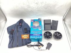【中古品】☆空調服 空調服用スターターキット/ブラック/18V(ファン2個+ケーブル+バッテリー) SK23011 [IT9Y0FBPQTWM] [エコツール豊田インター店][M01]
