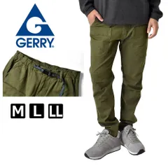 GERRY 《41カーキ》 新品 未使用 ジェリー テーパードパンツ メンズ スリム ストレッチ ジョガーパンツ キャンプ アウトドア 大収納 多ポケット【A7T】【ゆうパケット】 ファッション