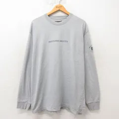 XL/古着 アバクロンビー 長袖 ビンテージ Tシャツ メンズ 90s 大きいサイズ コットン クルーネック グレー 霜降り 25jun12 中古