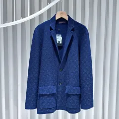 極美品】ルイヴィトン テーラードジャケット 内側ダミエ柄 シルク ２B 46 2025年最新】LOUIS VUITTON メンズ テーラードジャケットの人気