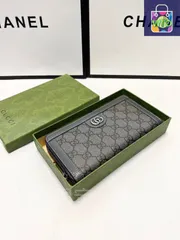 【今日特価】Gucci グッチ ニューウォレット レザーとPVC製、高級ハードウェア搭載