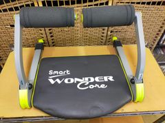 WCS-61-JC Shop Japan(ショップジャパン) ワンダーコア スマート ライムグリーン  腹筋 腕部 太もも エクササイズ用 倒れるだけ腹筋マシン 自宅でエクササイズ　オークローンマーケティング