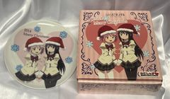 마법 소녀 마도카 ☆ 마기카 아니슈가 크리스마스 플레이트 장식 접시 Xmas 특전 카노메 마도카 아카미 미호무라 마도 마기 크리스마스 케이크