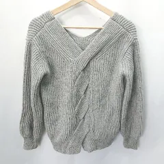 ■ green label relaxing 長袖 ニット サイズ表記なし グレー レディース E  【1406050064303】