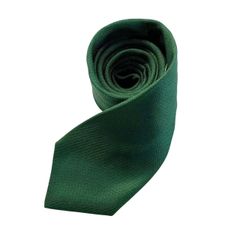 dunhill ダンヒル ネクタイ グリーン シルク 無地 イタリア製 タグ付き シンプル 99013 26-4