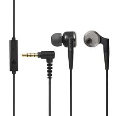 [Brand New] ELECOM Stereo Headphones/In-Ear (with Microphone)/GrandBass/Black EHP-GB100MBK