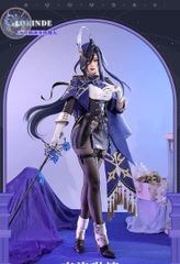 中古品】三分妄想 原神 クロリンデ コスプレ 衣装 一式 靴 セット M