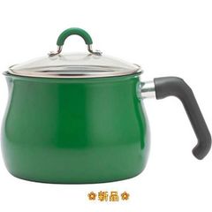 グリーン_L 和平フレイズ マルチポット Lサイズ 16cm 3L (3~4人用) グリーン IH対応 ご飯鍋 ミルクパン 揚げ鍋 ふっ素樹脂加工 トゥーメイ To May 一人暮らし 新生活
