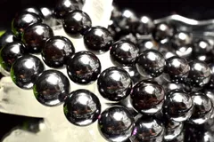 重厚感 ブラックアイアンスギライト(杉石)　9.5mm　ブレスレット 1個売り パワーストーン 天然石 _BG5827-95