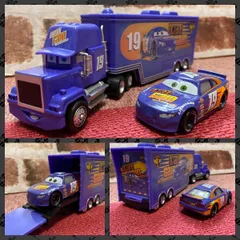 新品未使用　ディズニーカーズ　マック トラック トレーラーカーズミニカー ボビー・スウィフト2台