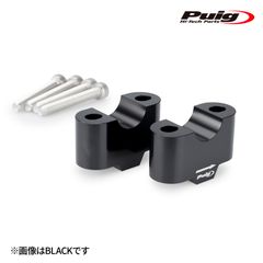 Puig 21810P HANDLE UP RISERS [SILVER] UP30mm Φ22mm BMW F750GS(18-24) F800GS(24-) プーチ ハンドルアップライザー