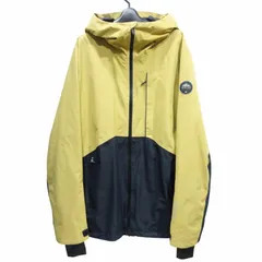 クイックシルバー QUIKSILVER FOREVER 2L GORE-TEX JKT マウンテンパーカー GORE-TEX ゴアテックス スノーボードウェア スノボ バイカラー EQYTJ03115 M イエロー ブラック 系 0410
