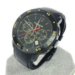 COACH コーチ ブリーカー 腕時計  14602031 ブラック/シルバーカラー SS・ラバー メンズ クロノグラフ ウォッチ watch　240001147951のサムネイル