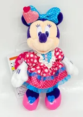東京ディズニーランド ぬいぐるみバッジ Pal-Palooza ミニー(ピンク/水色)/Minnie's Fanderland 2024