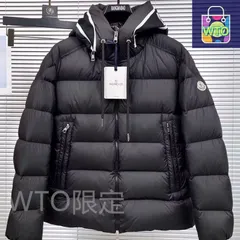 MONCLER モンクレール ダウンジャケット メンズ ブラック｜本日限定特価｜新品未使用-WR27