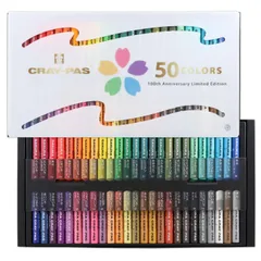 サクラクレパス クレパス 太巻 50色 100周年 アニバーサリー VP50A2