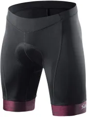 Santic(サンティック) メンズ サイクルパンツ サイクリングパンツ 自転車パンツ レーサーパンツ 4Dパッド 夏 吸汗速乾 軽量 XXL( パープル,  XXL)