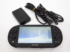 動作品 PS VITA PCH-2000 ブラック 本体+メモリーカード+ソフト+充電アダプタセット　すぐ遊べるセット SONY ソニー　ビータ　リディー＆スールのアトリエ