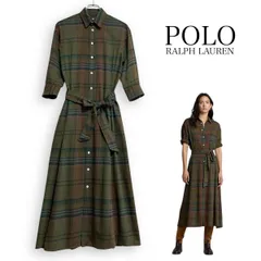 【極美品】ポロラルフローレン ロングワンピース 千鳥柄 ベルト ウールコットン 楽天市場】POLO RALPH LAUREN ポロラルフローレン BELTED COTTON