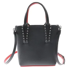 CHRISTIAN LOUBOUTIN (クリスチャンルブタン) カバタ N/S ミニ 2WAY ハンドバッグ ショルダーバッグ ブラック 1215096のサムネイル