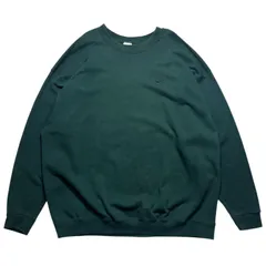 90’s NIKE Sweatshirt ワンポイントロゴ クルーネック グリーン XXL USA製 ナイキ スウェット トレーナー スウッシュ アメカジ