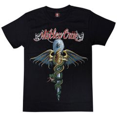 【土日も発送】MOTLEY CRUE Dr.Feelgood モトリークルー ドクターフィールグッド メンズ レディース ロックＴシャツ バンドＴシャツ ブラック 半袖 RockYeah