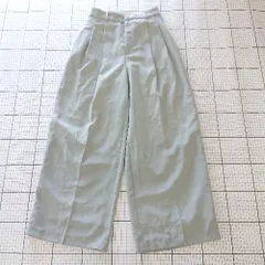 ◇ Θ LAGUNAMOON ラグナムーン ワイド タックパンツ サイズS グリーン系 レディース E  【1508060015679】
