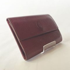 ✱Cartier（カルティエ）✱三つ折り財布 マストライン（ボルドー）