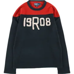 古着 ラルフローレン Ralph Lauren POLO by Ralph Lauren ツートン ロングTシャツ ロンT メンズS/eaa435883