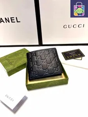 【今日特価】Gucci グッチ 男士クラシックショート?折財布 高品質牛皮使用で手触り良好、シンプル高級で男士必携