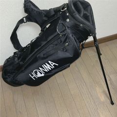 本間ゴルフ　ホンマ 　軽量　キャリーバッグ　ゴルフバッグ　スタンド式　4口枠　ブラック