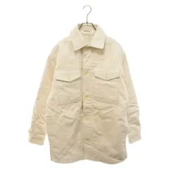 Martin Margiela (マルタンマルジェラ) ×H&M レザーコートジャケット ホワイトのサムネイル