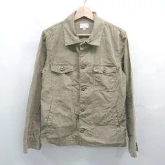 ◇ Φ BEAMS ビームス カジュアル系 長袖 ミリタリーシャツジャケット サイズＭ ブラウン系 メンズ E  【1507160023669】のサムネイル