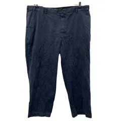 L.L.Bean チノパン W42 ブラック L.L.ビーン ジップアップ 裏地ネル加工 ビッグサイズ 2509-679