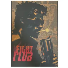 最終値下げ！激レア超貴重！ブラッドピットFIGHT CLUB ポスター 最終値下げ！激レア超貴重！ブラッドピットFIGHT CLUB ポスター